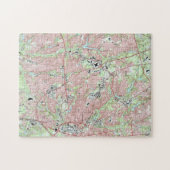 Karte von Fayetteville North Carolina (1997) Puzzle (Horizontal)