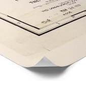 Karte von Fernostasien (1932) Poster (Ecke)