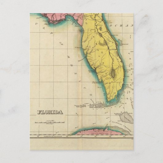 Karte von Florida (Vorderseite)