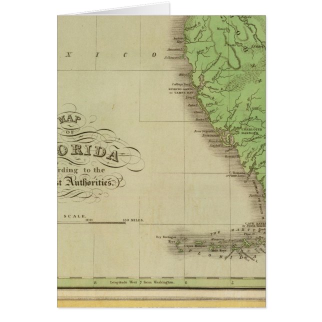 Karte von Florida (Vorne)