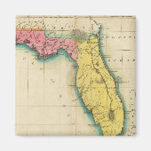 Karte von Florida Magnet (Vorne)