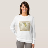 Karte von Florida T-Shirt (Vorne ganz)