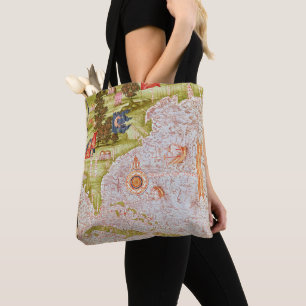 Karte von Florida und von Antillen Tasche