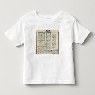 Karte von Ford County und von Paxton Kleinkind T-shirt