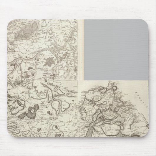 Karte von Frankreich 10 Mousepad (Vorne)