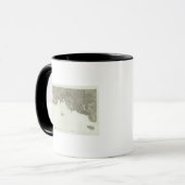 Karte von Frankreich 2 Tasse (Vorderseite Links)
