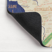 Karte von Frankreich, von 'Geographia Mousepad (Ecke)