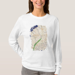 Karte von Frankreich, von 'Geographia T-Shirt
