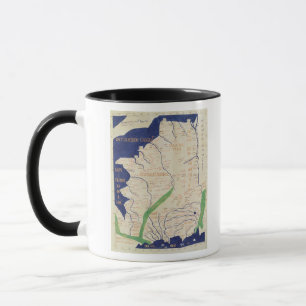 Karte von Frankreich, von 'Geographia Tasse