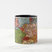 Karte von frühem Europa Tasse (Zentrum)