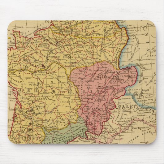 Karte von Gaul Mousepad (Vorne)