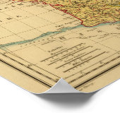 Karte von Gaul Poster (Ecke)