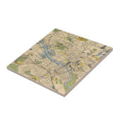 Karte von Glasgow, England Fliese (Seite)