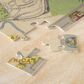 Karte von Glasgow, England Puzzle (Seite)