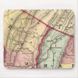Karte von Grant, Hardy Landkreises Mousepad