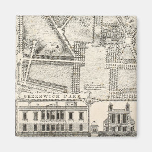 Karte von Greenwich-Park Magnet