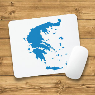 Karte von Griechenland Mousepad