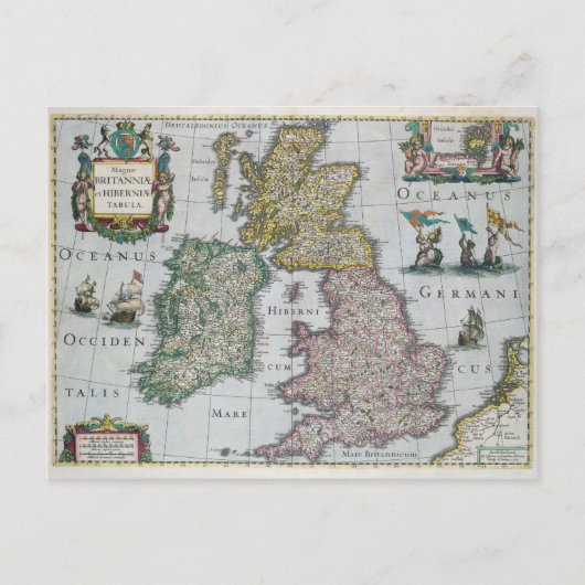 Karte von Großbritannien, 1631 (Vorderseite)