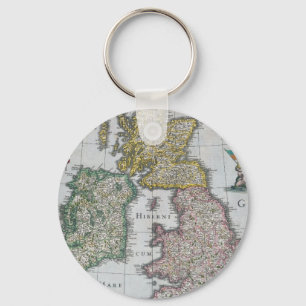 Karte von Großbritannien   1631 Schlüsselanhänger