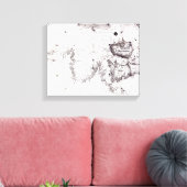 Karte von Großbritannien, Frankreich und Spanien,  Leinwanddruck (Insitu (Wohnzimmer))