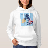 Karte von Großbritannien Hoodie (Vorderseite)