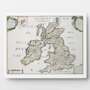 Karte von Großbritannien und Irland, veröffentlich Fotoplatte