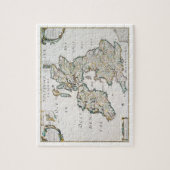 Karte von Großbritannien und von Irland, Puzzle (Vertikal)