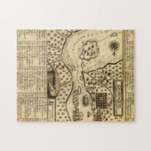 Karte von Guayaquil, Ecuador (1741) Puzzle (Horizontal)