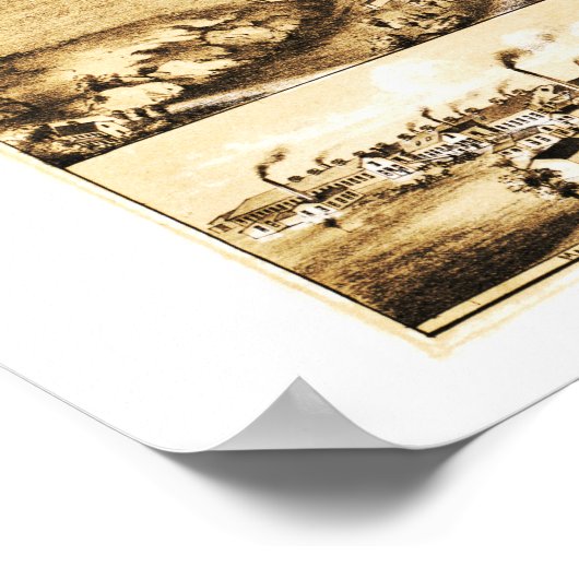 Karte von Guilford, Connecticut von 1881 Poster (Ecke)