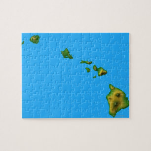 Karte von Hawaii Puzzle