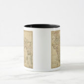 Karte von Hindostan oder Indien Tasse (Zentrum)