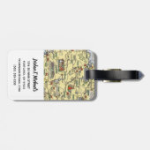 Karte von historischem Irland Gepäckanhänger (Rückseite horizontal)