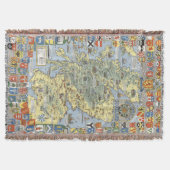 Karte von historischem Schottland Decke (Vorderseite)