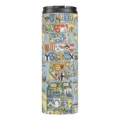 Karte von historischem Schottland Thermosbecher (Rückseite)