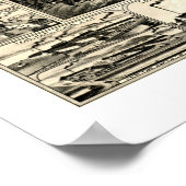 Karte von Holyoke, Massachusetts 1881 Poster (Ecke)