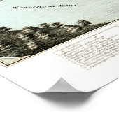 Karte von Holyoke, Messe von 1877 Poster (Ecke)