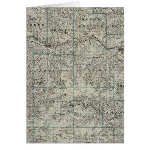 Karte von Houston Landkreis, Minnesota