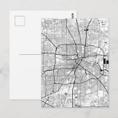 Karte von Houston Texas (Vorne/Hinten)