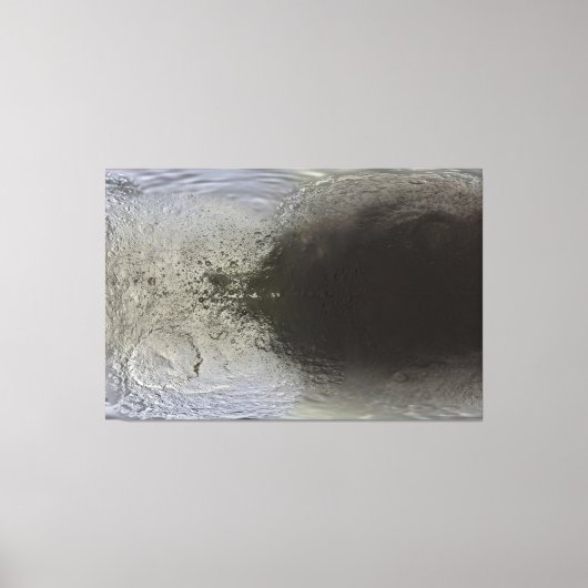 Karte von Iapetus Leinwanddruck (Vorderseite)