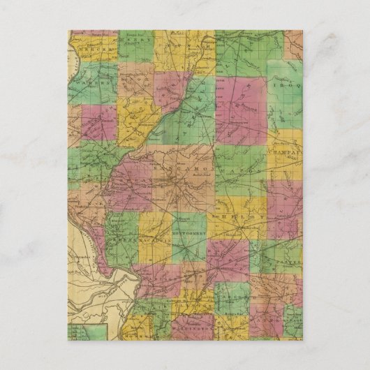 Karte von Illinois (Vorderseite)