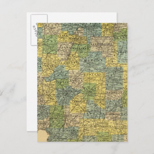 Karte von Illinois 2 (Vorne/Hinten)