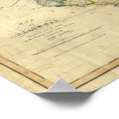 Karte von Illinois 3 Poster (Ecke)