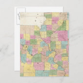 Karte von Illinois & Missouri (Vorne/Hinten)