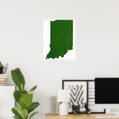 Karte von Indiana 2 Poster (Heimbüro)