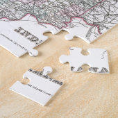 Karte von Indiana. Joseph Hutchins Colton Puzzle (Seite)