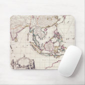 Karte von Indien u. von Ostinseln Mousepad (Mit Mouse)