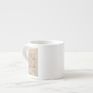 Karte von Ingham County, Michigan Espressotasse