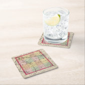 Karte von Ingham County, Michigan Rechteckiger Pappuntersetzer (Vor Ort)