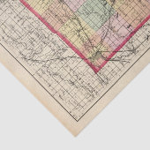 Karte von Ingham County, Michigan Seidenpapier (Ausschnitt)