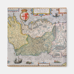 Karte von Irland Magnet